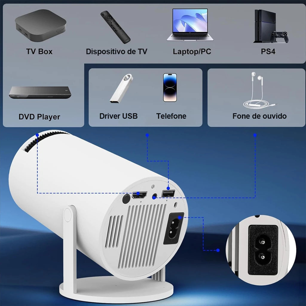 Proyector Ultra HD duplicación Wifi